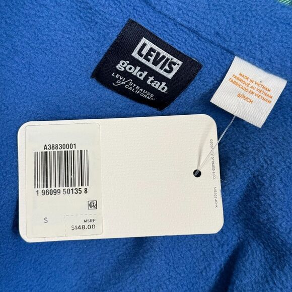 Levi's Gold Tab Fleece Lined Men's Small Jackson Flannel Button-Up Jacket NWT - Picture 13 of 15